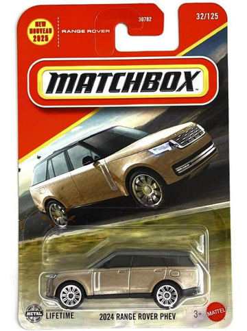 Matchbox Range Rover SUV [Gold] 32/125, 1:64 Scale Diecast Toy Vehicle
