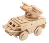 Hands Craft DIY 3D Wooden Puzzle - Assembly Anti-Aircraft Missile Building Kit Brain Teaser Puzzles Educational STEM Toy Adults and Kids to Build Safe