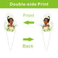 25Pcs Princess Frog Cake Decorations with 24pcs Cupcake Toppers 1pcs Cake Topper for Tiana Birthday Party Supplies