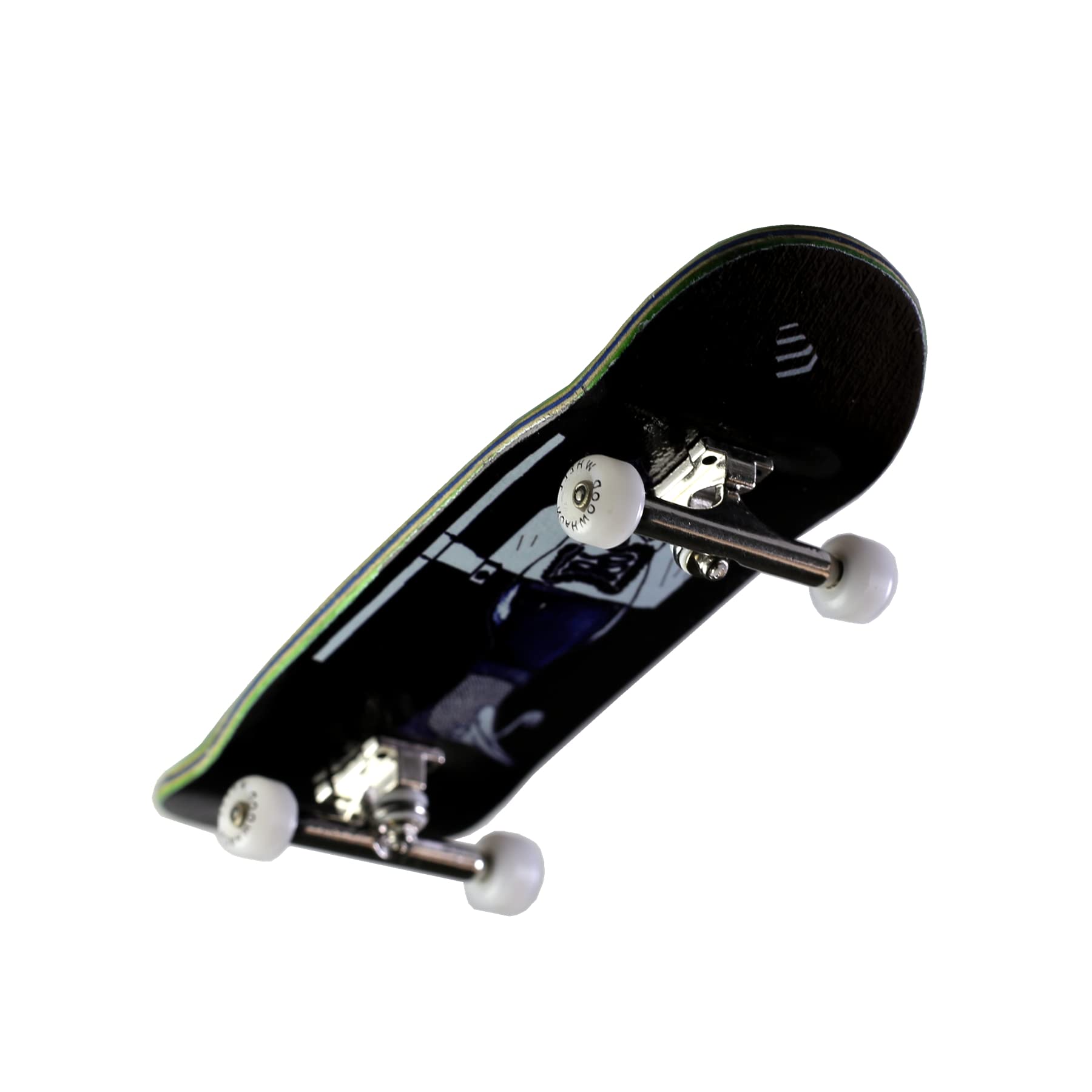 NOAHWOOD Wooden Fingerboard Complete (Noah Team 9.5S Short Nose Short Tail) Hand Mould Made(+34mm Prince Silvery Trucks)(+NW Handmade PRO Logo Wheels