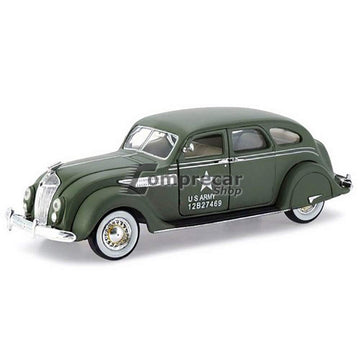 1936 Chrysler Airflow Army Green 1/32 Diecast Model Car by Signatrure Models
