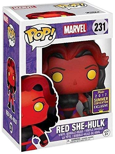 Funko Marvel Pop Vinyl Figure 231 Red She-Hulk SDCC Summer Convention Exclusives, 20370