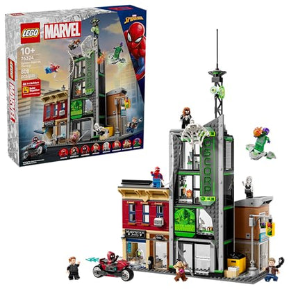 LEGO Marvel Spider-Man vs. Oscorp Building Toy - Pretend Play Set W/8 Toy Minifigures for Boys & Girls, Ages 10+ - Super Hero Building Blocks