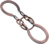 God Lock Puzzle Metal Ring Solution Intellectual Deduction Unlock Puzzle Brain Tease Unlock Horseshoe Buckle Gift, Assembly and Disentanglement