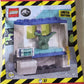 LEGO Jurassic World: Baby Raptor Minifigure with DNA Lab Cabinet