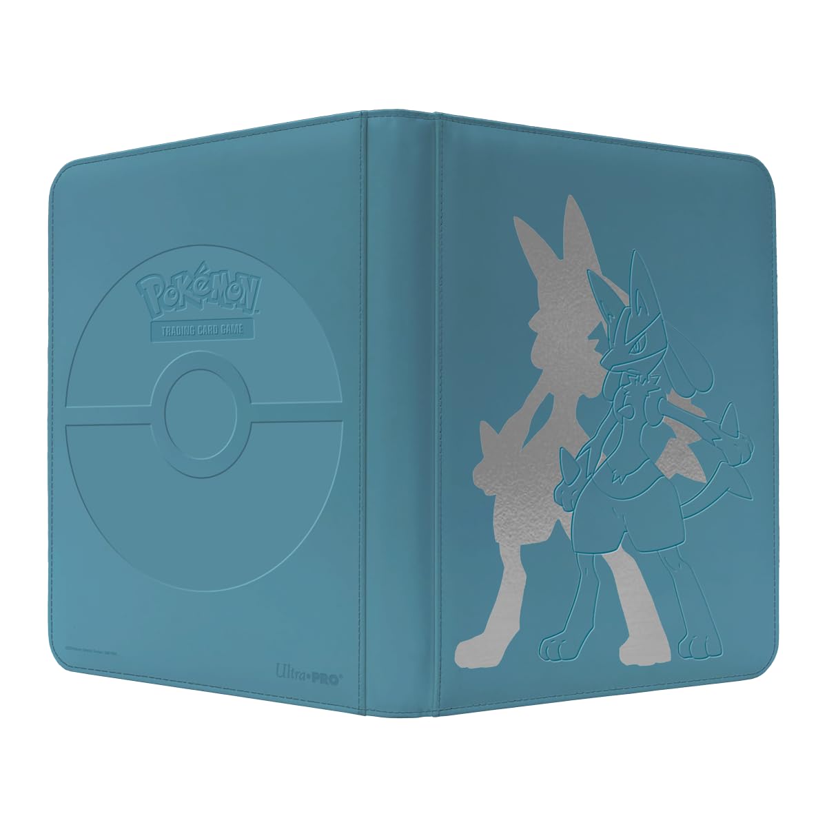 Ultra Pro Pokemon Card Binder 9 Pocket Zippered featuring Lucario, Ages 6+