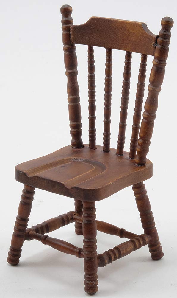 Classics by Handley Dollhouse Miniature Walnut Side Chair