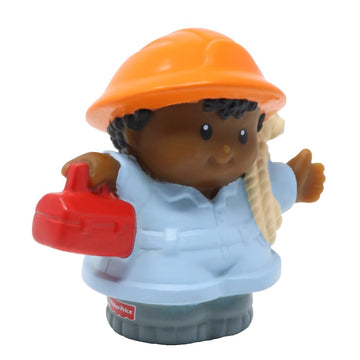 Fisher-Price Replacement Part for Collectible Little People Lift 'n Load Trucks Construction Builder Playset B0135 - Replacement African-American