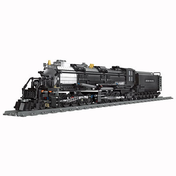 Affxinglib BIGBOY Steam Train Building Blocks Set Locomotive with Train Tracks Model Trains Building Toys for Adults and Teens(1608pcs)