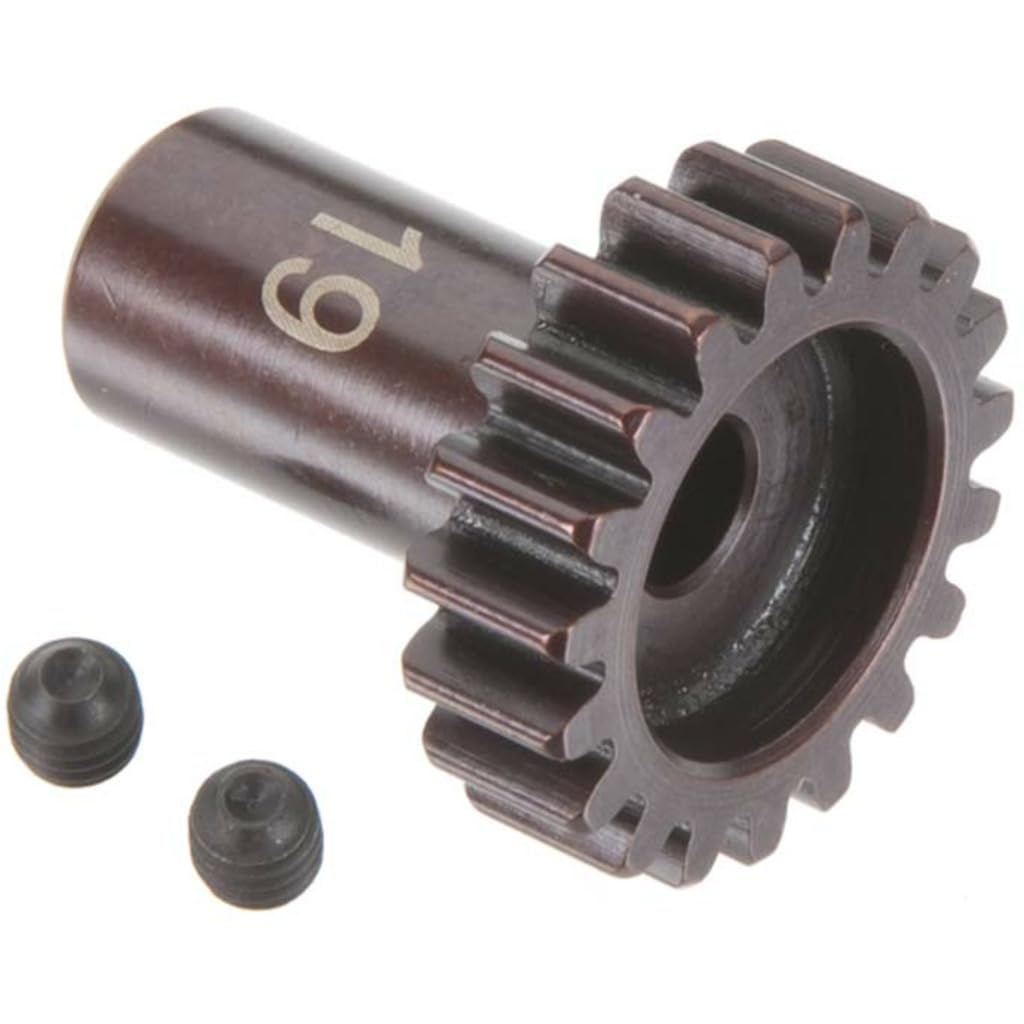 TEKNO RC Long Shank Pinion 19T (Hard Steel/Mod 1/5mm) TKR4159