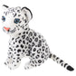 TUKVESZE White Cheetah Stuffed Animals 8 inch, Cute & Lifelike Cheetah Stuffed Animals Leopard Plush Toy, Gifts for Boys Girls (8 INCH)