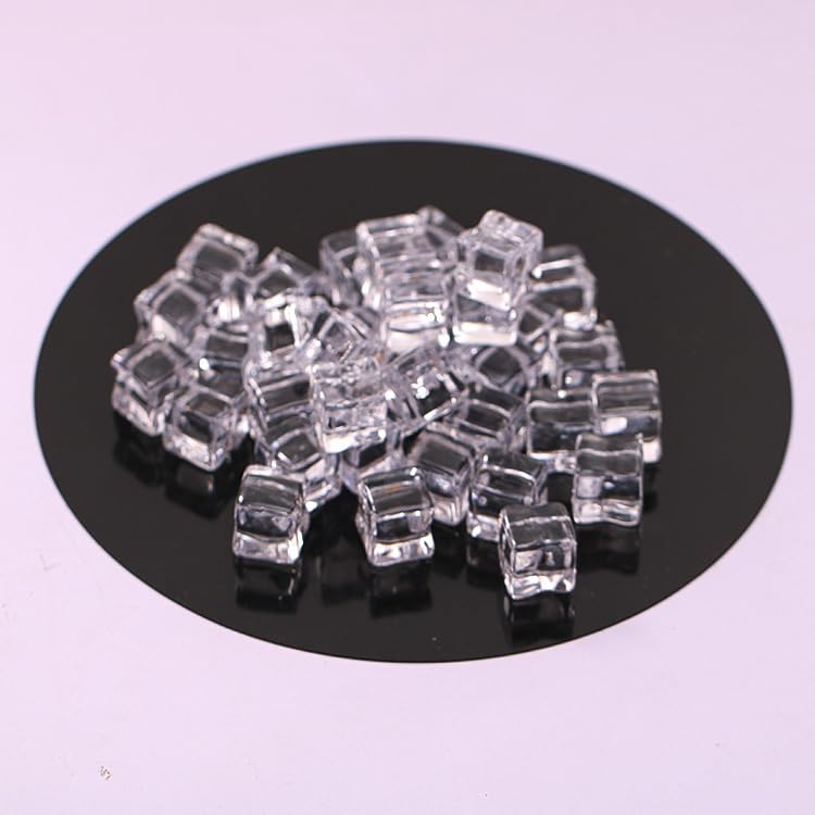 WsjiaboFux A Pack of White1 Dollhouse Ice Cube 1/12 Miniature Ice Cubes Dollhouse Decoration Accessories Dollhouse Accessories