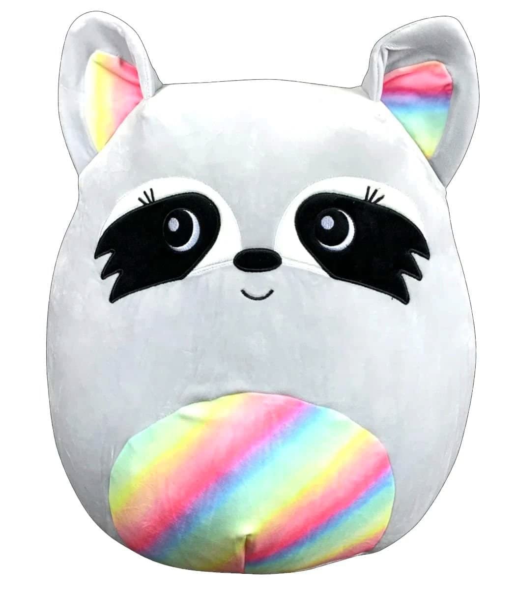 Squishmallows Official Kellytoy 2021 Summer Squad 8 Inch Squishy Soft Plush Toy Animal (Max The Raccoon)