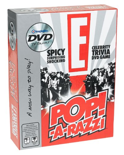 E CELEBRITY Pop-A-Razzi TRIVIA DVD GAME