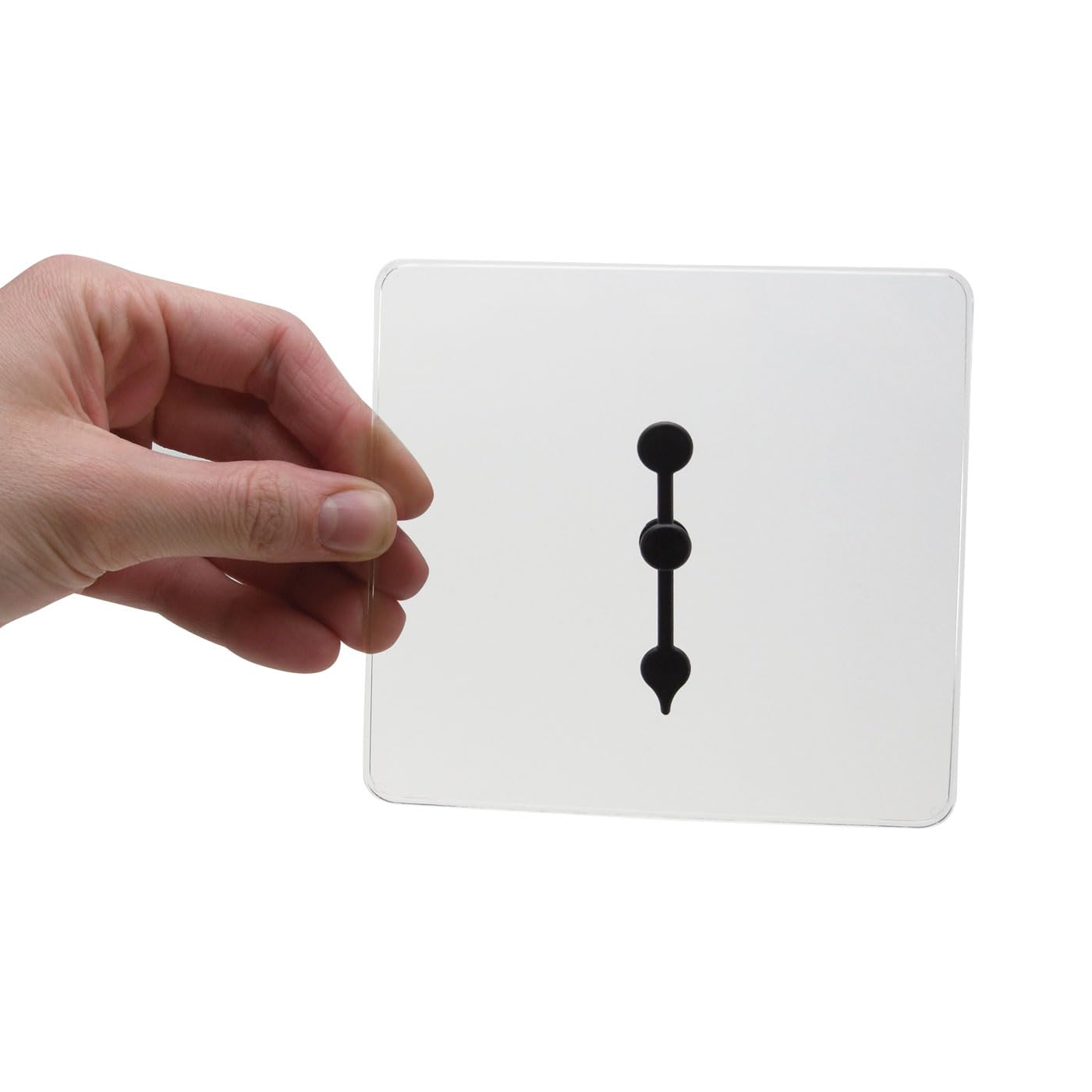 EAI Education Transparent Blank Spinners - Set of 5