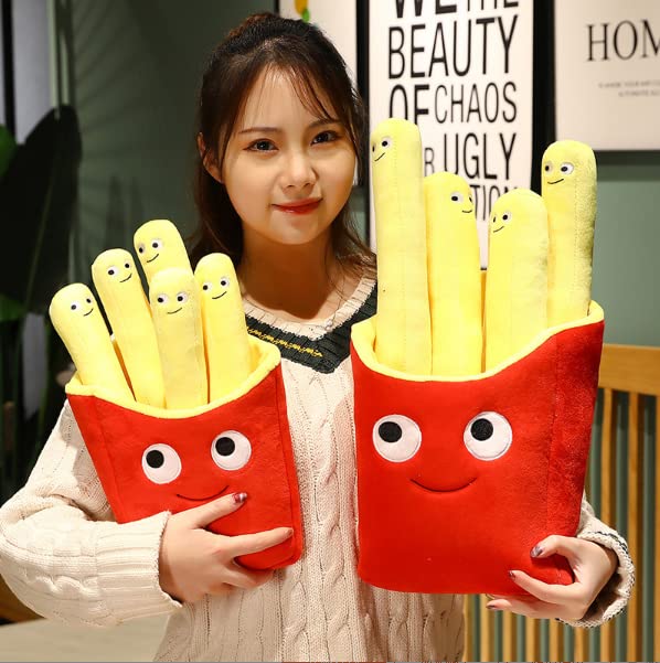 15.7-inch Hamburger French fries Plush Pillow Soft Stuffed Toy for Kids