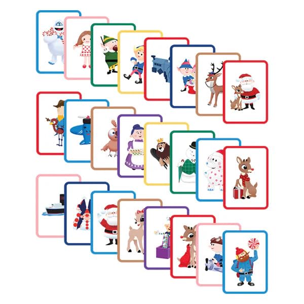 Old World Christmas Ready Rudolph Ornament and Cards, Plastic Rudolph The Red-Nosed Reindeer Ornament, Fun for Families