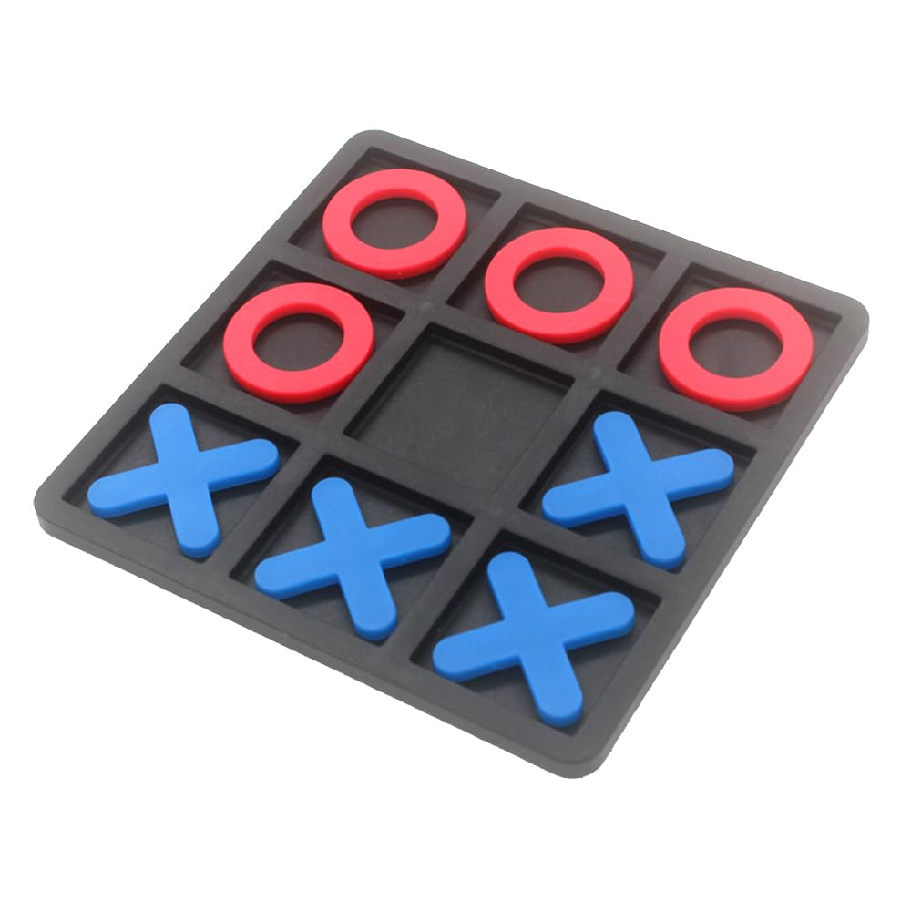 BQSPT Tic Tac Toe Board Game,Tic Tac Toe Family Game, Classic Board Game, Classical Family Board Game,Children's Tic Tac Toe Game, Plastic tic tac Toe