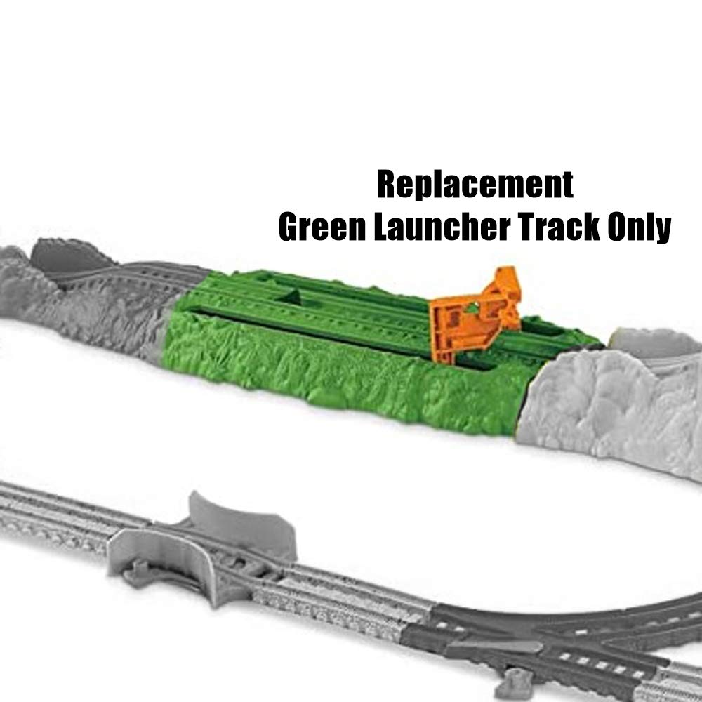 Fisher-Price Replacement Parts for Thomas and Friends Train Set - FJK50 ~ Trackmaster Turbo Jungle Set ~ Replacement Green Launcher Track