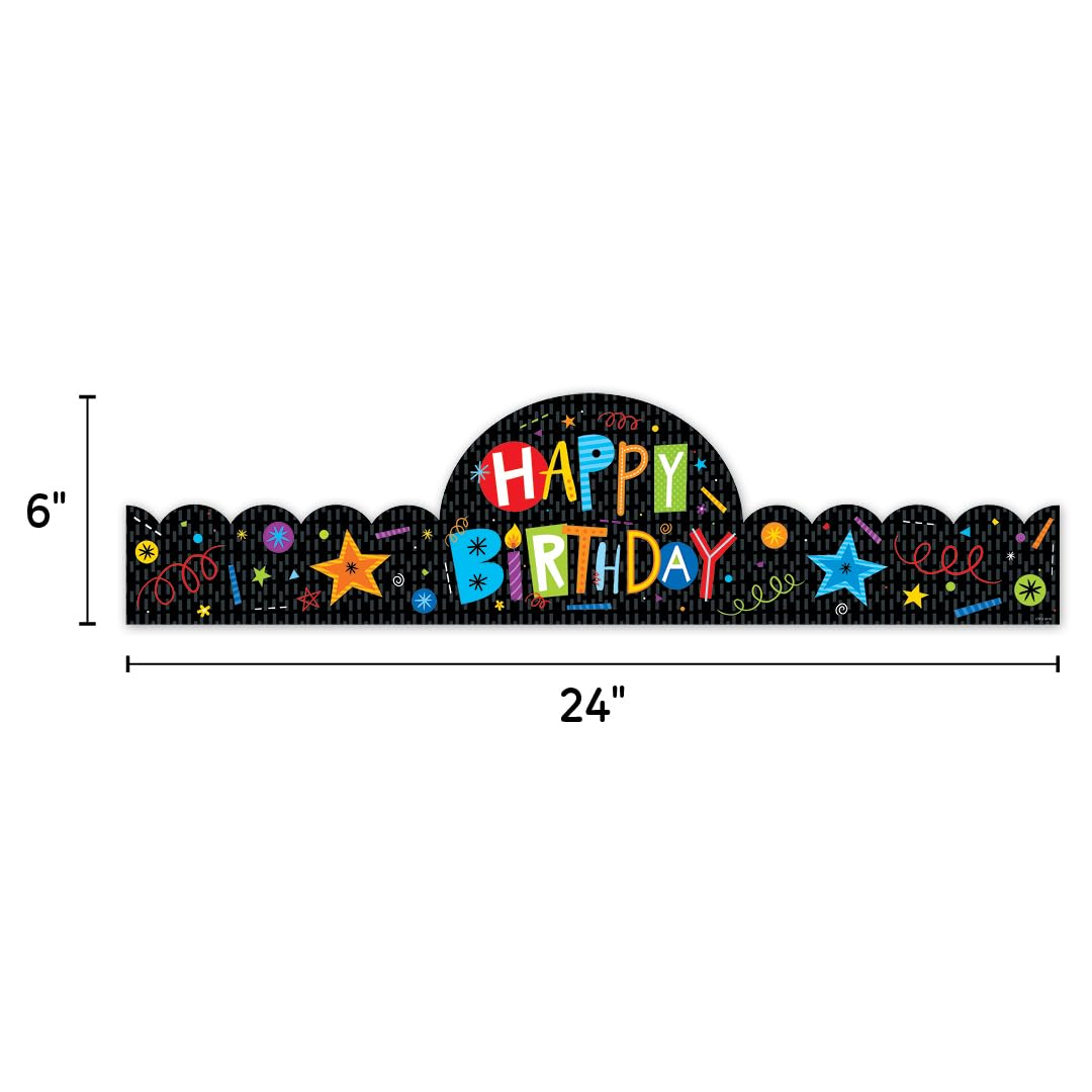 Creative Teaching Press Happy Birthday Crowns, Celebrating Birthdays! (30 Per Pack) (2817)