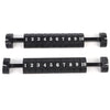 2pcs Foosball Scoring Counters 10 Numbers Scoring Score Counter Indicator for Standard Football Tables (Black)
