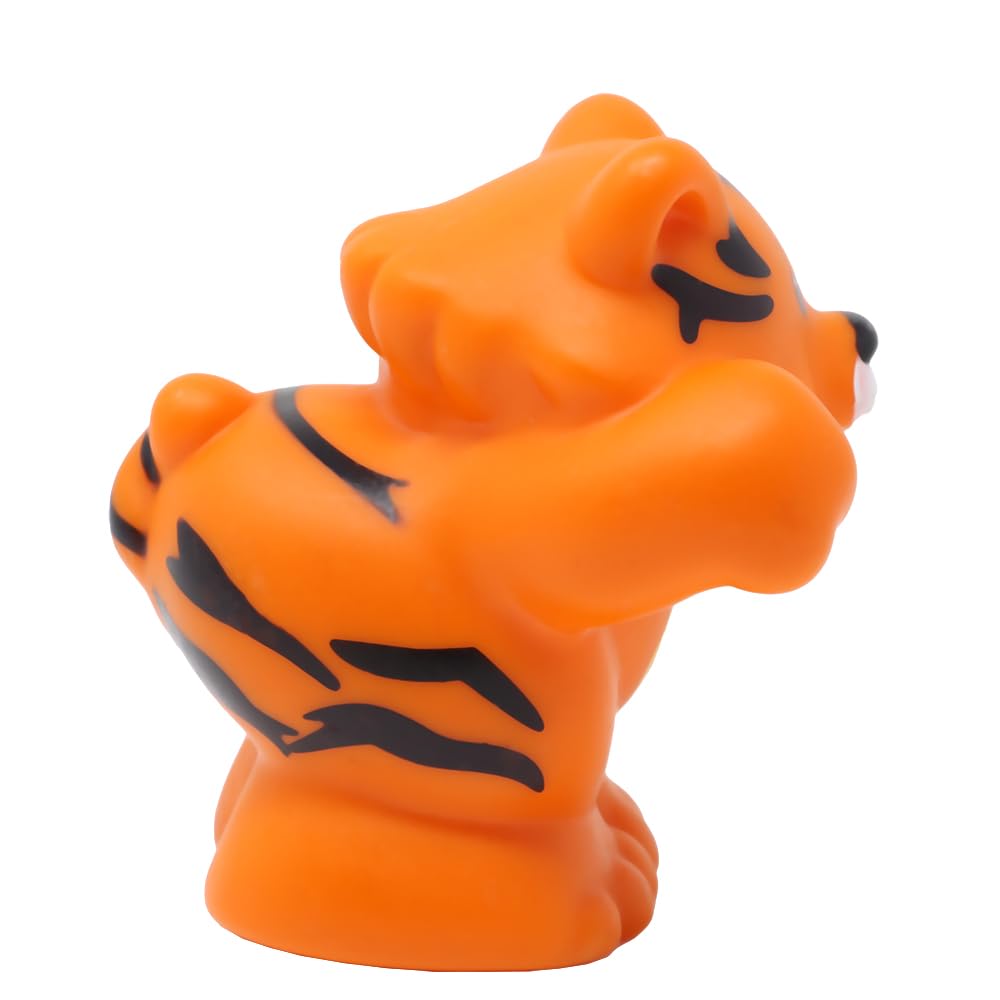 Fisher-Price Replacement Part for Collectible Little People Safari Circus A to Z Learning Zoo Playset J0134 - Replacement Tiger Figure Letter T