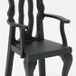 Classics by Handley Dollhouse Miniature Arm Chair, Black