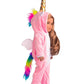 sweet dolly 18 Inch Doll Clothes Unicorn Onesie Pajamas Rainbow Color Hair Bow Clips Costume Fits 18 Inch Doll (Doll Not Included)