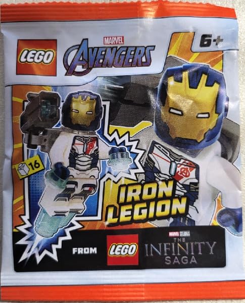 LEGO Superheroes: Iron Legion Minifigure with Shoulder Cannon