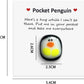 Mini Cute A Little Pocket Penguin Hug, Pocket Penguin Hug Animal Decoration Special Encourage Birthday Wedding Party Valentines Penguin , Stuffed