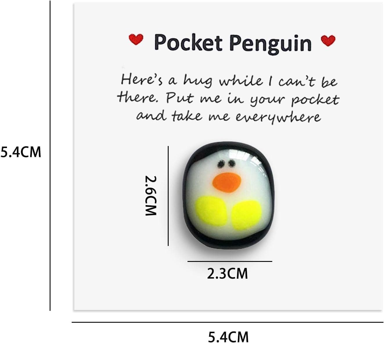 Mini Cute A Little Pocket Penguin Hug, Pocket Penguin Hug Animal Decoration Special Encourage Birthday Wedding Party Valentines Penguin , Stuffed