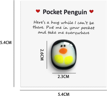 Mini Cute A Little Pocket Penguin Hug, Pocket Penguin Hug Animal Decoration Special Encourage Birthday Wedding Party Valentines Penguin , Stuffed