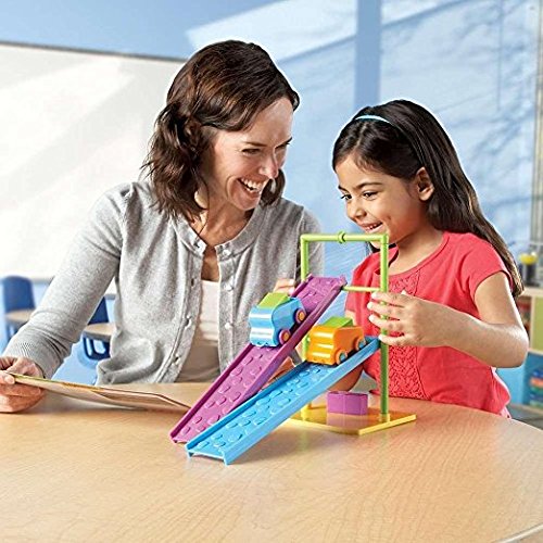 Learning Resources STEM Force and Motion Activity Set - Classroom STEM Toys for Kids, Kids Science Experiments, Science Engineering Kits, Physics