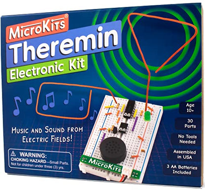 MicroKits Theremin Electronics Kit: Make Your Own Electric Field Instrument