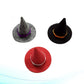 Amosfun 3pcs Halloween Wine Witch Hat Mini Felt Witch Hat Bottle Topper Caps For Halloween Party Table Decoration Miniature Work Diy Craft