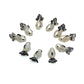 An_Shop 10pcs Artificial Animal Accessories Clay Goldfish Packs Miniature Figurine Mini Decorative for DIY Ornament Craft DIY Dollhouse Silver Pearl