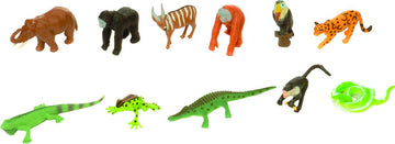 Wild Republic Nature Tube Rainforest Figurines - 13"