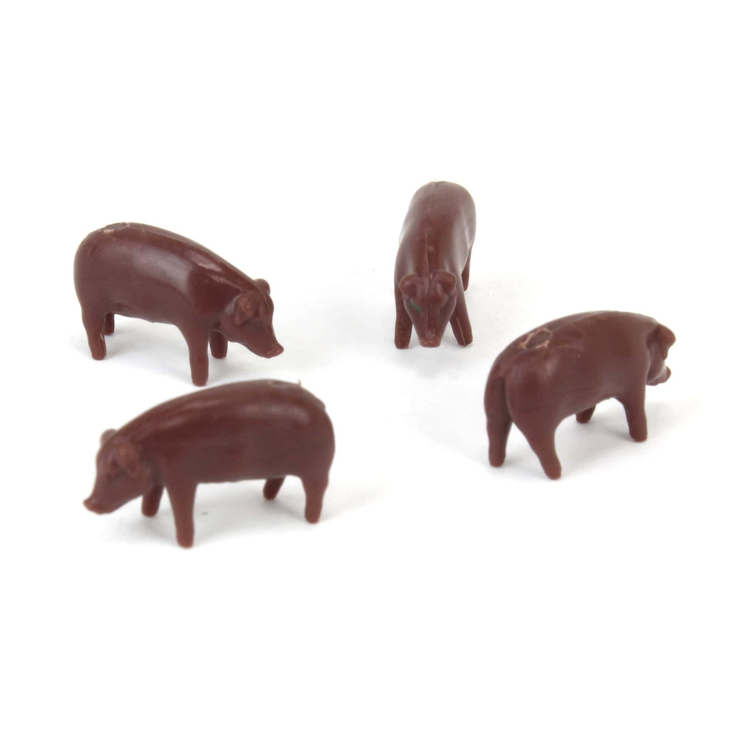 TOMY 1/64th Bulk Pack of (25) Brown Pigs ZFN12664