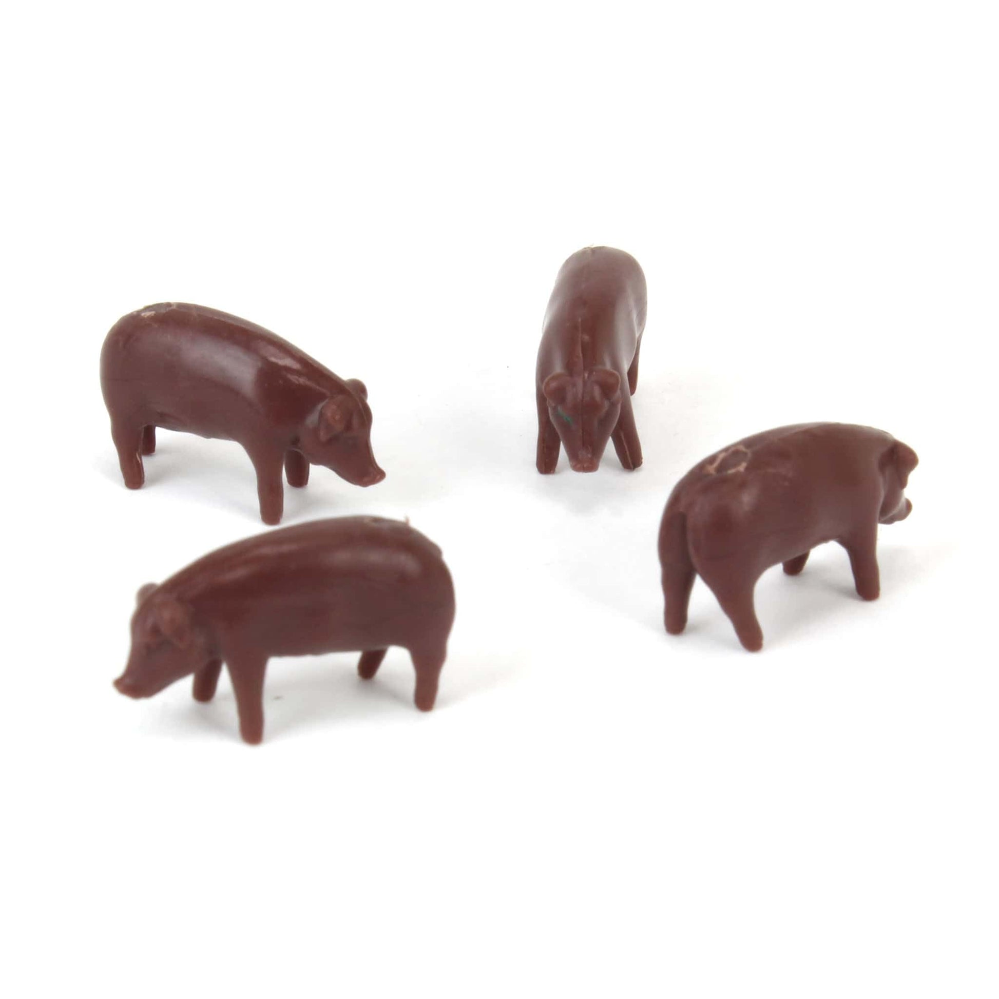 TOMY 1/64th Bulk Pack of (25) Brown Pigs ZFN12664