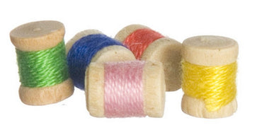 New Dolls House Sewing Room Accessory Cotton Reels 443