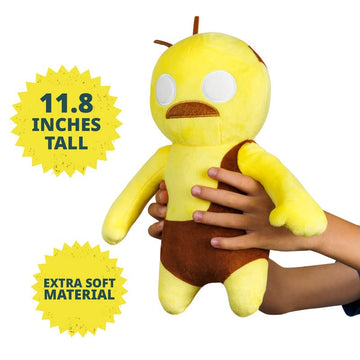 Gang Beasts Yellow Wrestler Plush Old Man 12" Video Game Doll Figure
