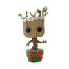 Funko - Figurine Guardians of The Galaxy - Holiday Dancing groot Snowy Metallic Pop 10cm - 0849803072568