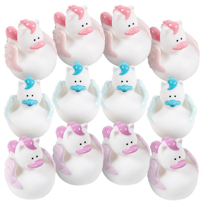 Fun Express - Pegasus Rubber Ducky - Toys - Character Toys - Rubber Duckies - 12 Pieces