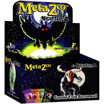 MetaZoo TCG: Cryptid Nation - Nightfall Booster Box Alpha 1st Edition - 36 Packs