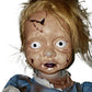 Morris Costumes Creepy Crying Doll Baby Ugly Haunted Doll Animatronics Spooky Decor Scary Halloween Decorations Indoor, Scary Haunted House Dolls