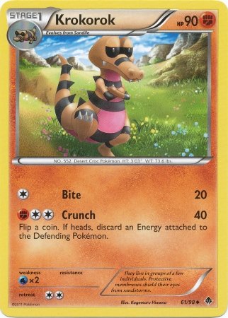 Pokemon - Krokorok (61) - Emerging Powers