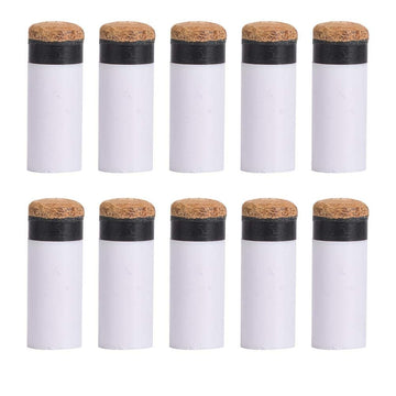 Alomejor 10pcs Cue Tips Pool Billiards Rod Stick Replacement Parts Repair Tool Supplies Accessories ?10mm/11mm/12mm/13mm?Optional Size?(12mm)