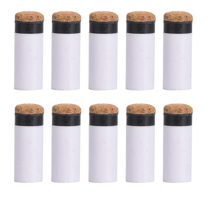 Alomejor 10pcs Cue Tips Pool Billiards Rod Stick Replacement Parts Repair Tool Supplies Accessories ?10mm/11mm/12mm/13mm?Optional Size?(12mm)