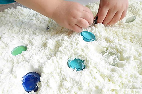 Make 8 Gallons of Fake Snow for Easy Winter Sensory Play