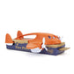 Green Toys Fire Plane - Pretend Play, Motor Skills, Kids Bath Toy Vehicle. No BPA, phthalates, PVC. Dishwasher Safe, Recycled Plastic, Made in USA.